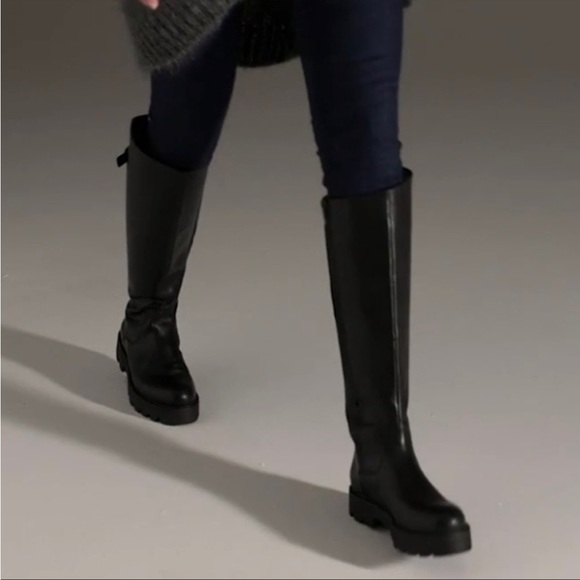 NWOB Franco Sarto Keaton black knee high boot - Picture 2 of 10